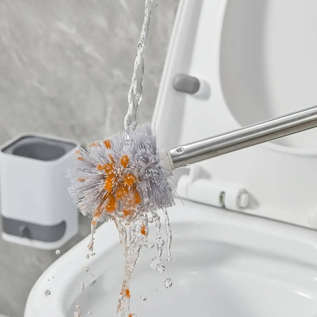 brosse wc rincage eau souille