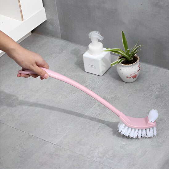 brosse wc rose double tete sol