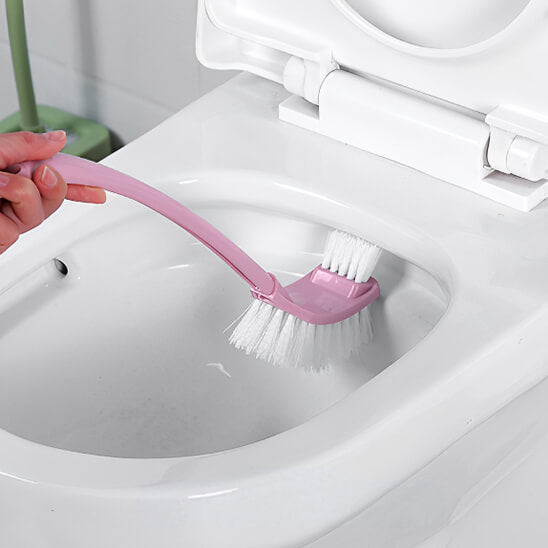 brosse wc rose double tete