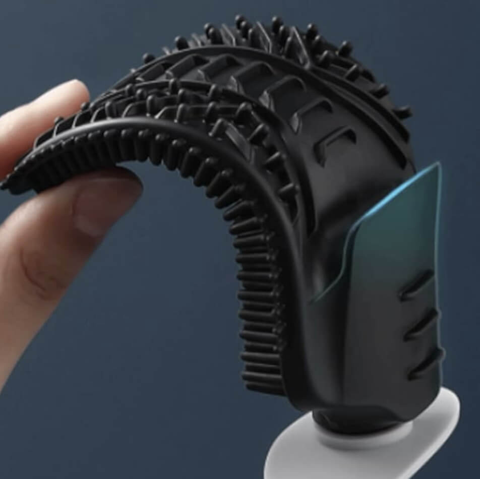 brosse wc silicone flexible
