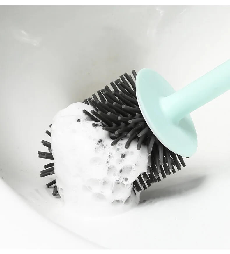 brosse wc suspendu verte nettoyage intense
