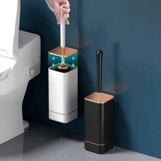 brosse wc systeme anti goutte eau