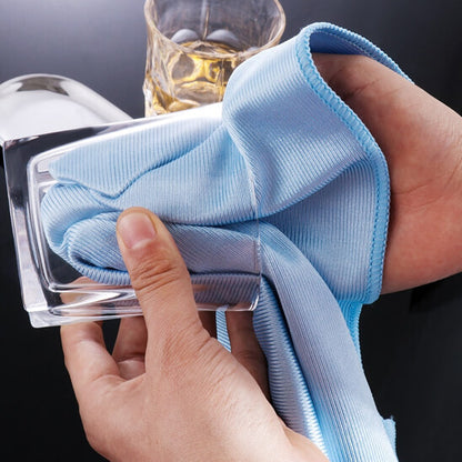chiffon microfibre bleu mousseline