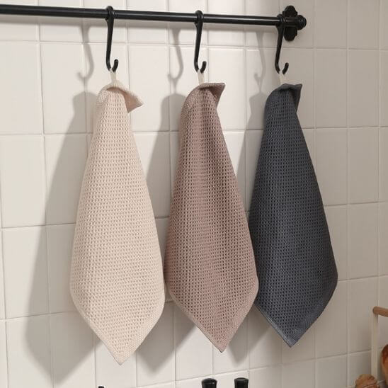 chiffon trois couleurs suspendu cuisine