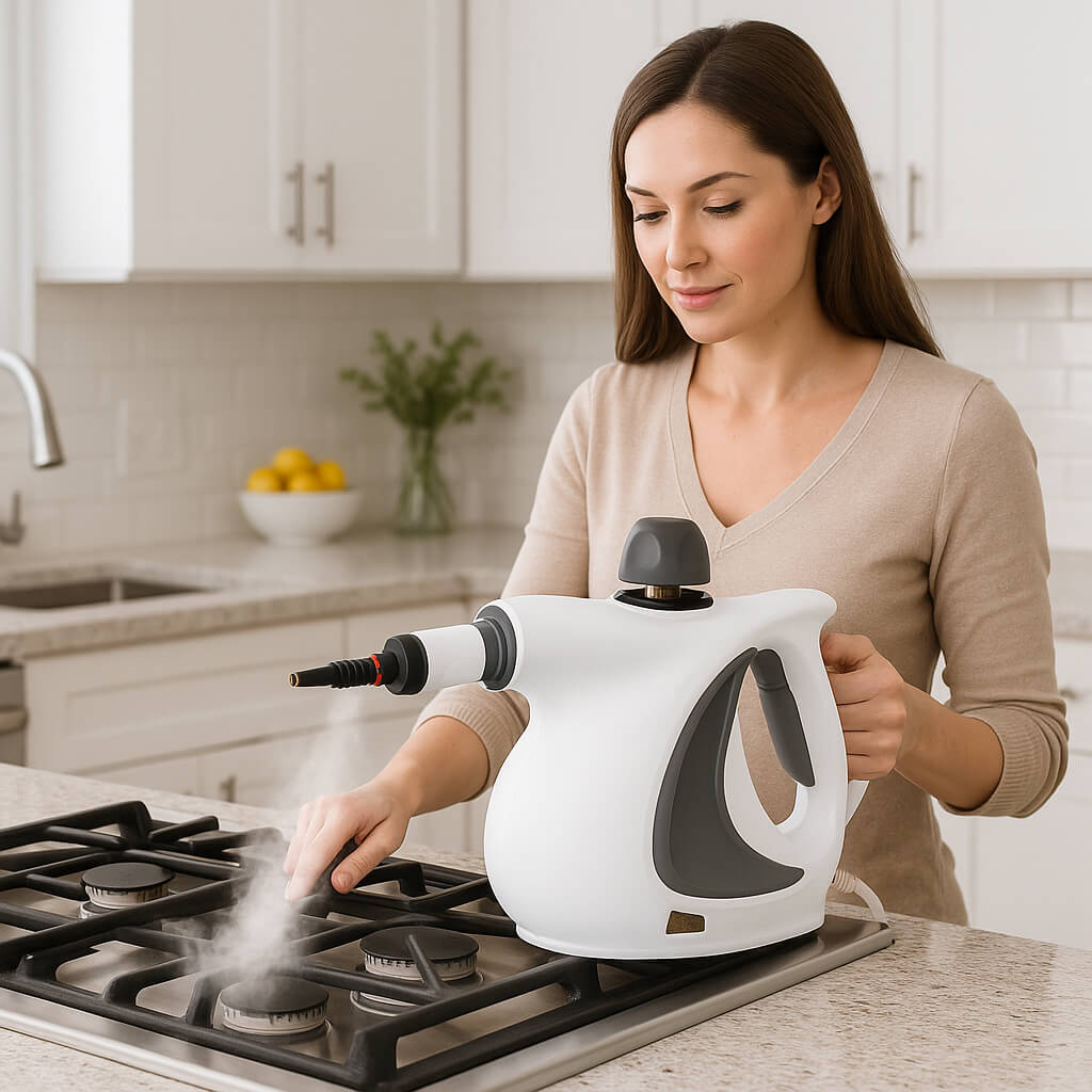 decape cuisine nettoyeur vapeur a main puissant portable
