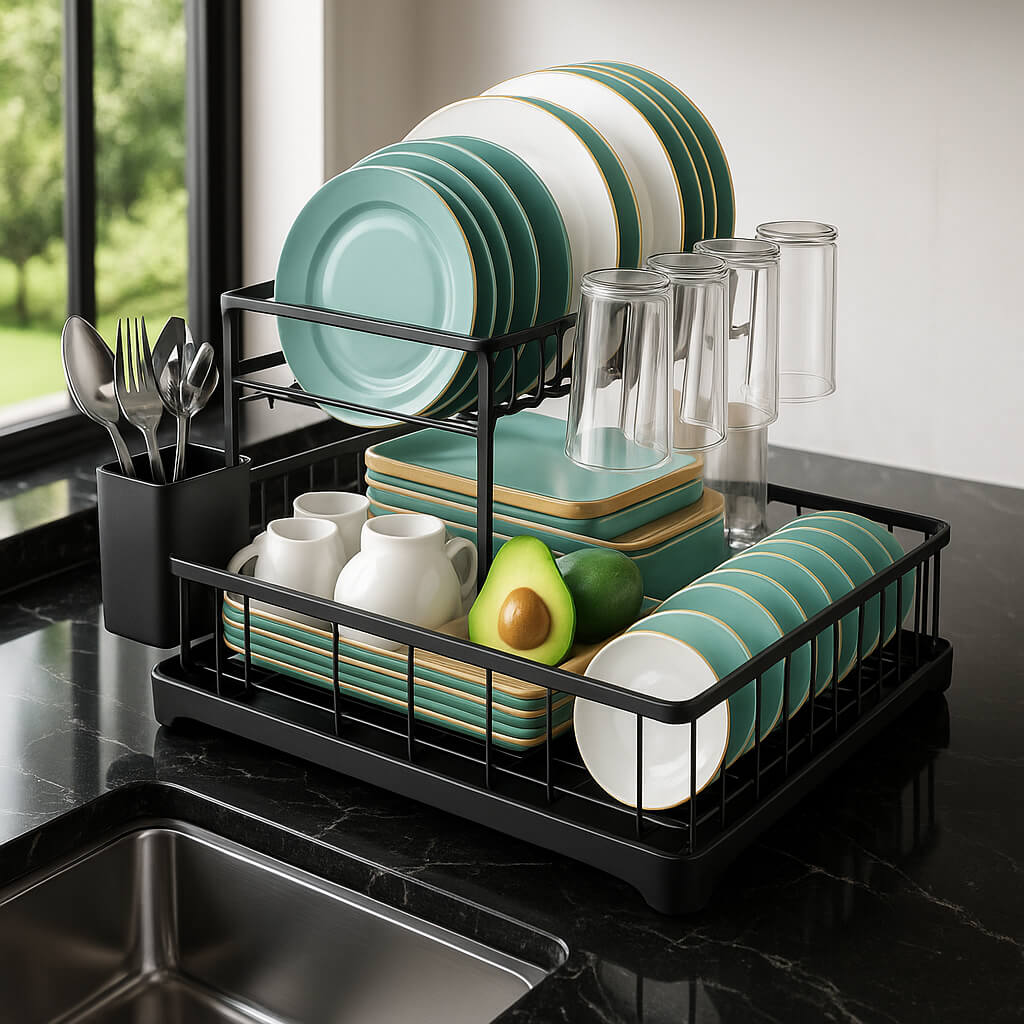 egouttoir a vaisselle double etage