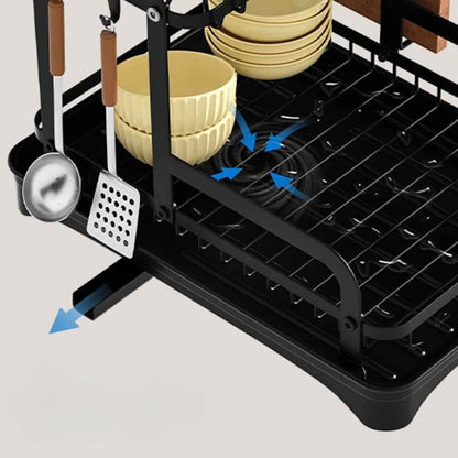 egouttoir a vaisselle drainage pivotant evacutation