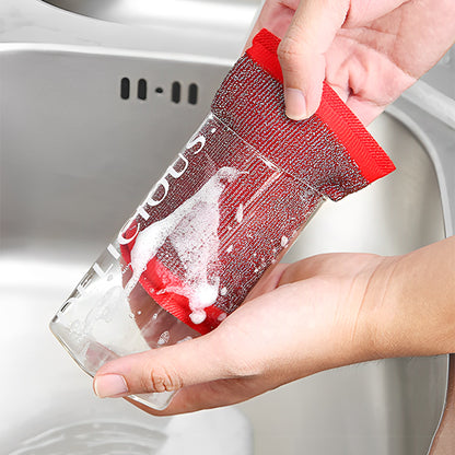 eponge lavable rouge nettoyage verre