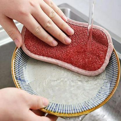 eponge lavable rouge