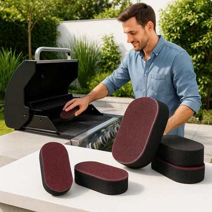 eponge magique lot cinq eponges nettoyage barbecue