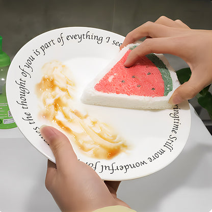 eponge magique nettoie assiette sales