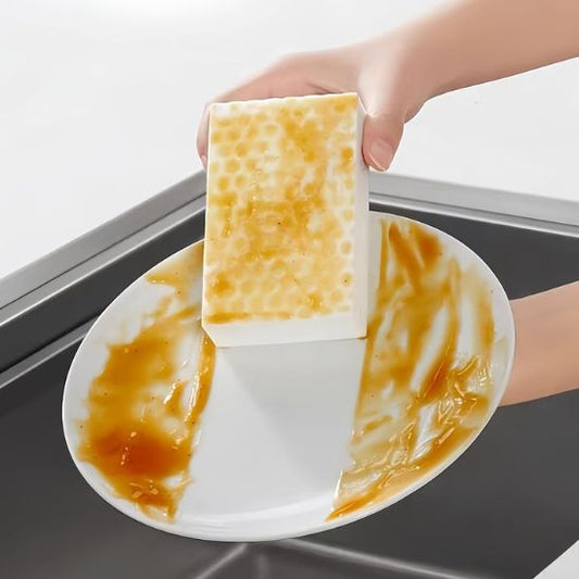 eponge magique nettoyage assiette sauce tenace