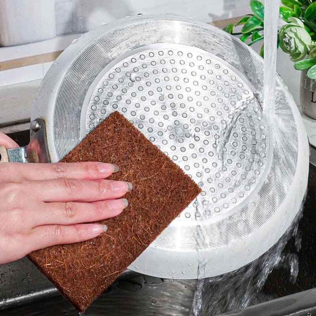eponge marron revetement neuf poele