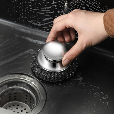 evier pierre brosse vaisselle nettoyage