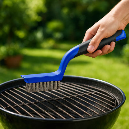 grille brule brosse metallique nettoyage intact