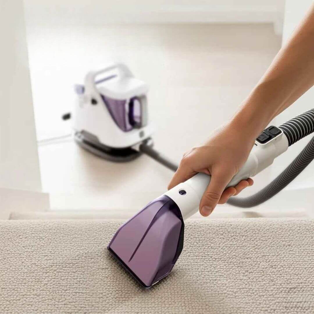 nettoyeur canape aspiration puissante tissu beige