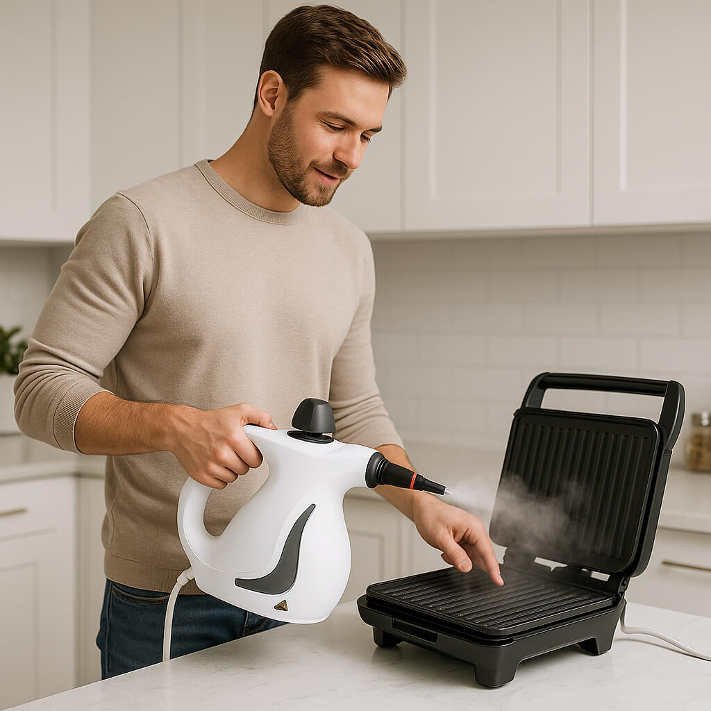 nettoyeur vapeur a main degraisse barbecue electrique