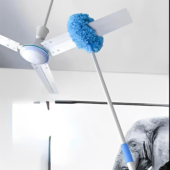 plumeau bleu nettoyage clime plafond