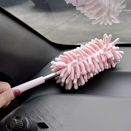 plumeau pour poussiere rose pale
