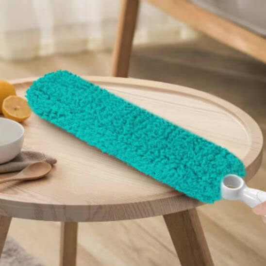 plumeau pour poussiere vert pliable