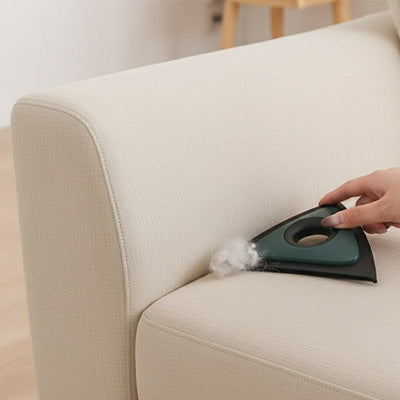 ramassage poil brosse anti poil verte triangulaire