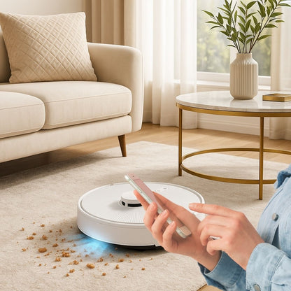 robot aspirateur application telephone intelligent
