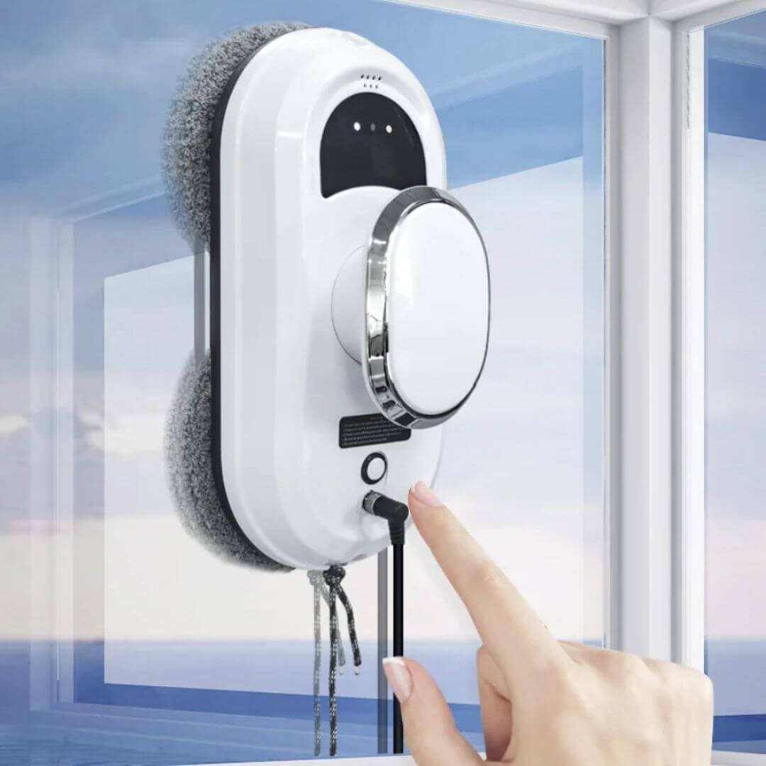 robot lave vitre bouton fonctionnement