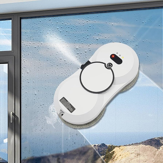 robot lave vitres blanc suspension forte
