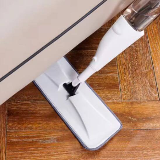serpillere blanche nettoyage lino marron