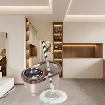 serpillere marron seau essorage pratique