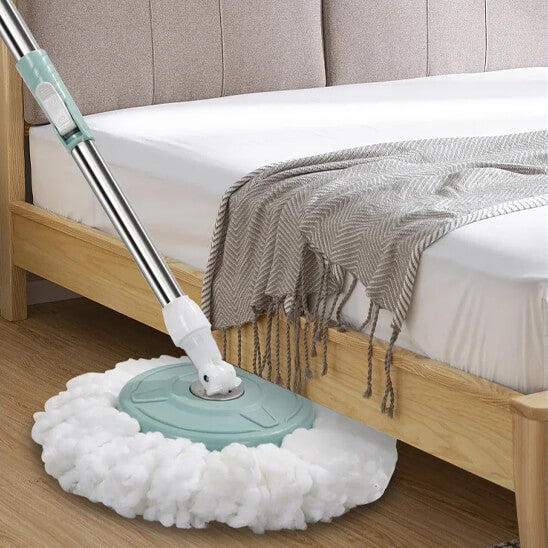 serpillere verte lavage poussiere