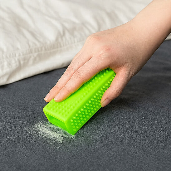 tapis gris brosse anti poil silicone puissante