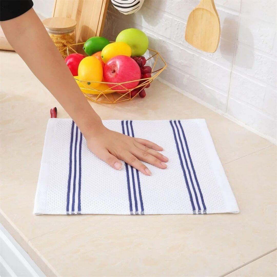torchons de cuisine pose table dimension